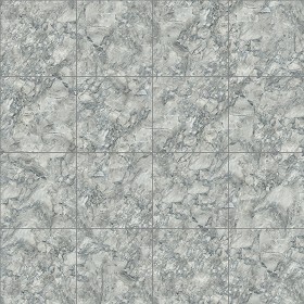 Textures   -   ARCHITECTURE   -   TILES INTERIOR   -   Marble tiles   -   White  - Fantasy white marble floor tile texture seamless 14869 (seamless)