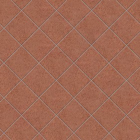 Textures   -   ARCHITECTURE   -   TILES INTERIOR   -   Terracotta tiles  - Terracotta red sandblasted tile texture seamless 16076 (seamless)