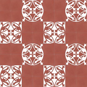 Textures   -   ARCHITECTURE   -   TILES INTERIOR   -   Cement - Encaustic   -  Encaustic - Traditional encaustic cement ornate tile texture seamless 13502