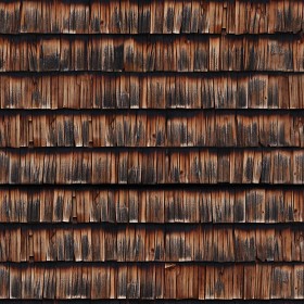 Textures   -   ARCHITECTURE   -   ROOFINGS   -  Shingles wood - Wood shingle roof texture seamless 03845
