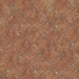 Textures   -   ARCHITECTURE   -   TILES INTERIOR   -  Terracotta tiles - Antique terracotta tile texture seamless 16077