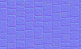 Textures   -   ARCHITECTURE   -   PAVING OUTDOOR   -   Concrete   -   Blocks mixed  - Concrete paving outdoor texture seamless 20558 - Normal