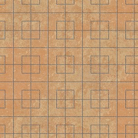 Textures   -   ARCHITECTURE   -   PAVING OUTDOOR   -   Terracotta   -  Blocks regular - Cotto paving outdoor regular blocks texture seamless 06706