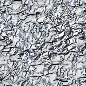 Textures   -   MATERIALS   -  PAPER - Crumpled aluminium foil paper texture seamless 10890