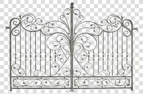 Textures   -   ARCHITECTURE   -   BUILDINGS   -   Gates  - Cut out silver entrance gate texture 18634