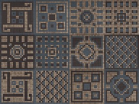 Textures   -   ARCHITECTURE   -   TILES INTERIOR   -   Mosaico   -   Classic format   -   Patterned  - Mosaico cm90x120 patterned tiles texture seamless 15094 (seamless)