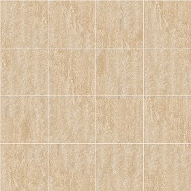 Textures   -   ARCHITECTURE   -   TILES INTERIOR   -   Marble tiles   -   Travertine  - Roman travertine floor tile texture seamless 14728 (seamless)