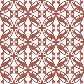 Textures   -   ARCHITECTURE   -   TILES INTERIOR   -   Cement - Encaustic   -  Encaustic - Traditional encaustic cement ornate tile texture seamless 13503