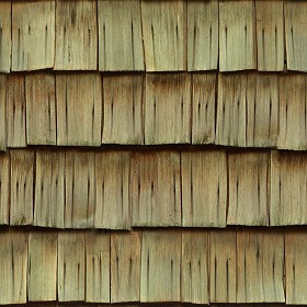 Textures   -   ARCHITECTURE   -   ROOFINGS   -  Shingles wood - Wood shingle roof texture seamless 03846