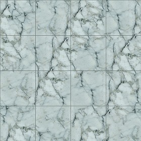 Textures   -   ARCHITECTURE   -   TILES INTERIOR   -   Marble tiles   -  White - Calacatta white marble floor tile texture seamless 14871