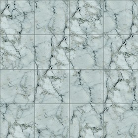 Textures   -   ARCHITECTURE   -   TILES INTERIOR   -   Marble tiles   -   White  - Calacatta white marble floor tile texture seamless 14871 (seamless)