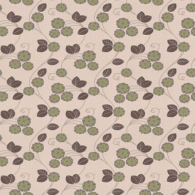 Textures   -   MATERIALS   -   WALLPAPER   -   Floral  - Floral wallpaper texture seamless 11050 (seamless)