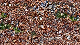 Textures   -   NATURE ELEMENTS   -   SOIL   -  Ground - Ground with shards of brick texture seamless 18181