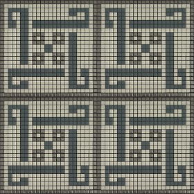 Textures   -   ARCHITECTURE   -   TILES INTERIOR   -   Mosaico   -   Classic format   -   Patterned  - Mosaico patterned tiles texture seamless 15095 (seamless)