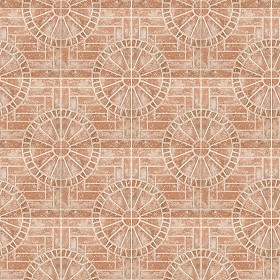 Textures   -   ARCHITECTURE   -   PAVING OUTDOOR   -   Terracotta   -  Blocks mixed - Paving cotto mixed size texture seamless 06636