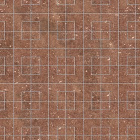 Textures   -   ARCHITECTURE   -   PAVING OUTDOOR   -   Terracotta   -   Blocks regular  - Cotto paving outdoor regular blocks texture seamless 06708 (seamless)