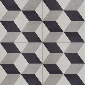 Textures   -   ARCHITECTURE   -   TILES INTERIOR   -   Cement - Encaustic   -   Cement  - Illusion cement concrete tile texture seamless 13385 (seamless)