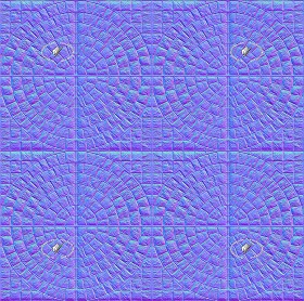 Textures   -   ARCHITECTURE   -   PAVING OUTDOOR   -   Concrete   -   Blocks mixed  - Painted concrete paving outdoor texture seamless 20749 - Normal
