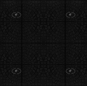 Textures   -   ARCHITECTURE   -   PAVING OUTDOOR   -   Concrete   -   Blocks mixed  - Painted concrete paving outdoor texture seamless 20749 - Specular