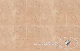 Textures   -   ARCHITECTURE   -   TILES INTERIOR   -   Marble tiles   -  Pink - Perlino pink floor marble texture seamless 19135