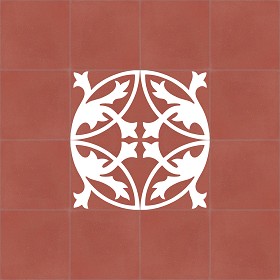 Textures   -   ARCHITECTURE   -   TILES INTERIOR   -   Cement - Encaustic   -  Encaustic - Traditional encaustic cement ornate tile texture seamless 13505