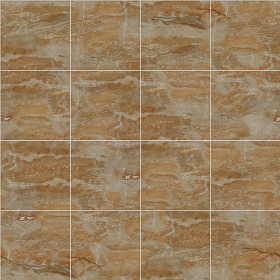 Textures   -   ARCHITECTURE   -   TILES INTERIOR   -   Marble tiles   -   Yellow  - Breccia onyx yellow marble floor tile texture seamless 14965 (seamless)