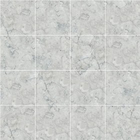 Textures   -   ARCHITECTURE   -   TILES INTERIOR   -   Marble tiles   -  White - Fantasy white marble floor tile texture seamless 14873