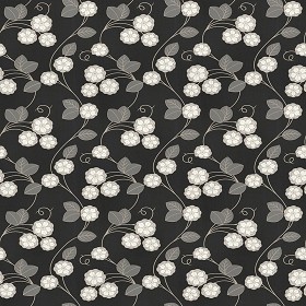 Textures   -   MATERIALS   -   WALLPAPER   -   Floral  - Floral wallpaper texture seamless 11052 (seamless)