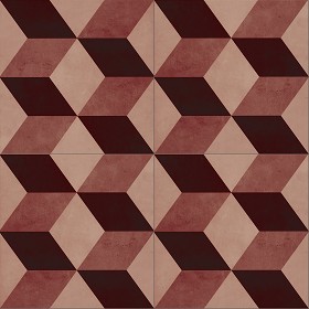 Textures   -   ARCHITECTURE   -   TILES INTERIOR   -   Cement - Encaustic   -  Cement - Illusion cement concrete tile texture seamless 13386