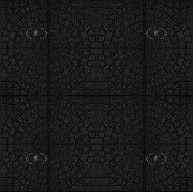 Textures   -   ARCHITECTURE   -   PAVING OUTDOOR   -   Concrete   -   Blocks mixed  - Painted concrete paving outdoor texture seamless 20750 - Specular