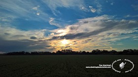 Textures   -   BACKGROUNDS &amp; LANDSCAPES   -  SUNRISES &amp; SUNSETS - Summer sunrise with countryside background 20963