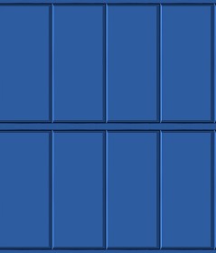 Textures   -   MATERIALS   -   METALS   -   Facades claddings  - Blue metal facade cladding texture seamless 10171 (seamless)