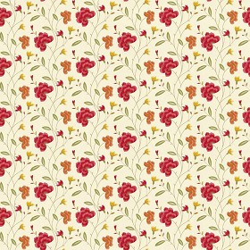 Textures   -   MATERIALS   -   WALLPAPER   -   Floral  - Floral wallpaper texture seamless 11053 (seamless)