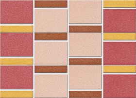 Textures   -   ARCHITECTURE   -   TILES INTERIOR   -   Mosaico   -   Mixed format  - Mosaico mixed size tiles texture seamless 15606 (seamless)