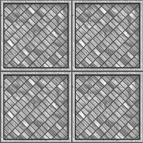 Textures   -   MATERIALS   -   METALS   -   Panels  - Silver metal panel texture seamless 10464 (seamless)