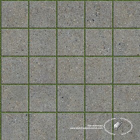 Textures   -   ARCHITECTURE   -   PAVING OUTDOOR   -  Parks Paving - Stone park paving texture seamless 18826