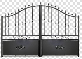 Textures   -   ARCHITECTURE   -   BUILDINGS   -  Gates - Cut out metal entrance gate texture 18639