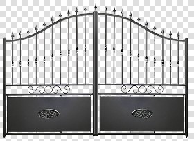 Textures   -   ARCHITECTURE   -   BUILDINGS   -   Gates  - Cut out metal entrance gate texture 18639