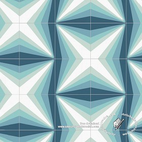Textures   -   ARCHITECTURE   -   TILES INTERIOR   -   Ornate tiles   -  Geometric patterns - Geometric patterns tile texture seamless 18932