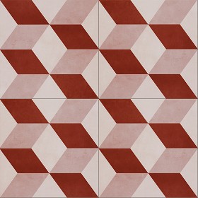 Textures   -   ARCHITECTURE   -   TILES INTERIOR   -   Cement - Encaustic   -  Cement - Illusion cement concrete tile texture seamless 13388