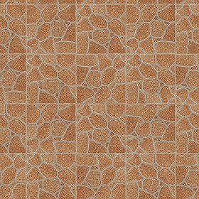 Textures   -   ARCHITECTURE   -   PAVING OUTDOOR   -   Terracotta   -  Blocks mixed - Paving cotto mixed size texture seamless 16107