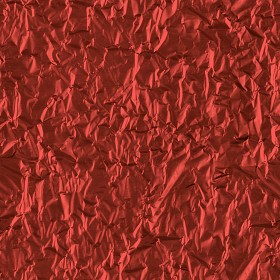 Textures   -   MATERIALS   -   PAPER  - Red crumpled aluminium foil paper texture seamless 10895 (seamless)