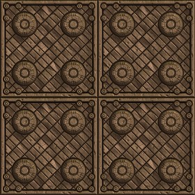 Textures   -   MATERIALS   -   METALS   -   Panels  - Bronze metal panel texture seamless 10466 (seamless)