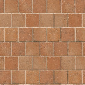 Textures   -   ARCHITECTURE   -   PAVING OUTDOOR   -   Terracotta   -  Blocks regular - Cotto paving outdoor regular blocks texture seamless 06712