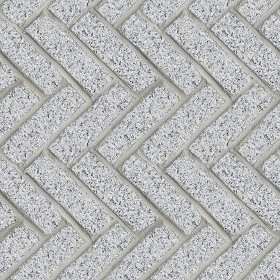Textures   -   ARCHITECTURE   -   PAVING OUTDOOR   -  Marble - Granite paving herringbone outdoor texture seamless 17845