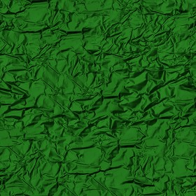 Textures   -   MATERIALS   -  PAPER - Green crumpled aluminium foil paper texture seamless 10896