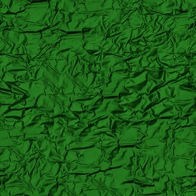 Textures   -   MATERIALS   -   PAPER  - Green crumpled aluminium foil paper texture seamless 10896 (seamless)