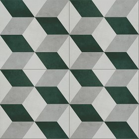 Textures   -   ARCHITECTURE   -   TILES INTERIOR   -   Cement - Encaustic   -   Cement  - Illusion cement concrete tile texture seamless 13389 (seamless)