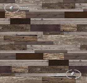 Textures   -   ARCHITECTURE   -   WOOD   -  Wood panels - Reclaimed wood wall paneling texture seamless 19621