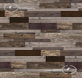 Textures   -   ARCHITECTURE   -   WOOD   -   Wood panels  - Reclaimed wood wall paneling texture seamless 19621 (seamless)